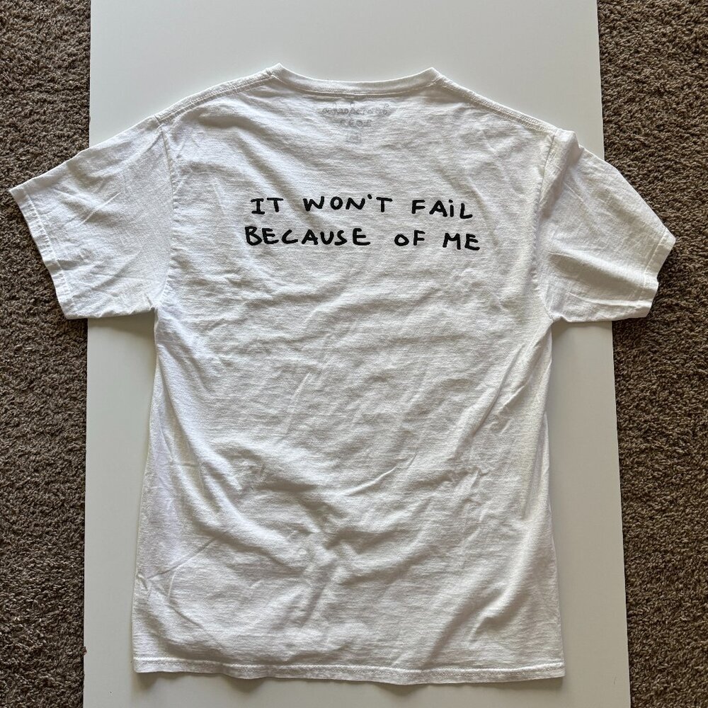 Tom Sachs Designer Graphic Tee Slogan‎ Bullets White Size Medium